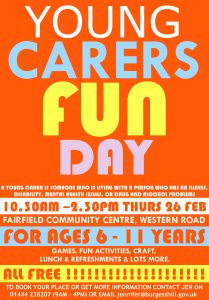 Young Carers event poster