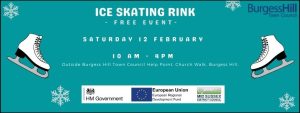 Ice skating banner