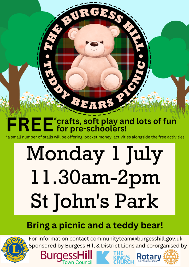 The Burgess Hill Teddy Bears Picnic returns for 2024