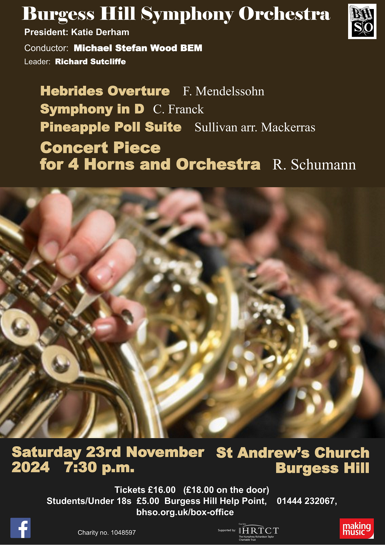 Burgess Hill Symphony Orchestra Autumn Concert