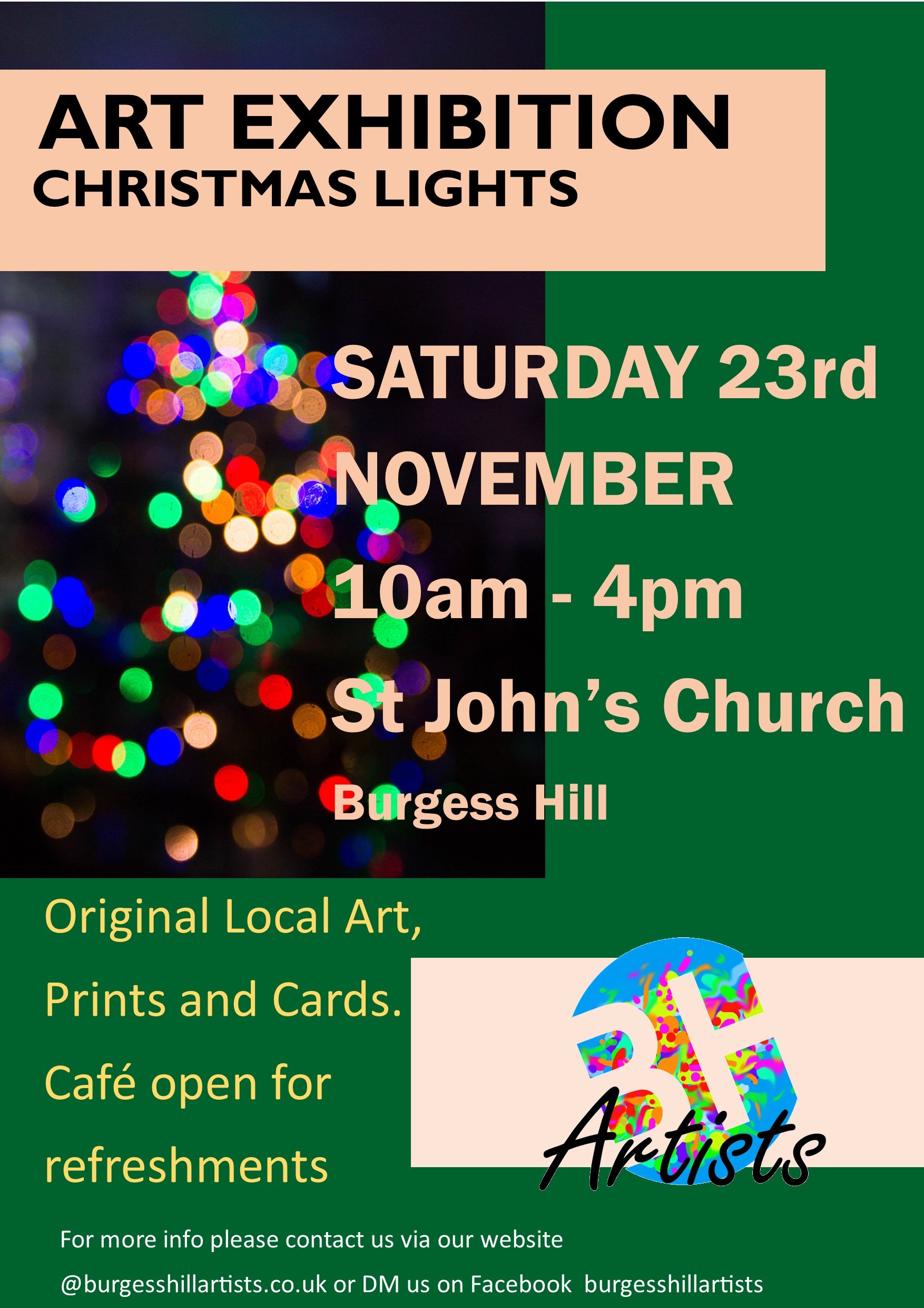 Local Artist Exhibition, Join us for ‘Christmas Lights’